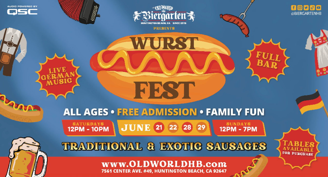 Wurst Fest - June 21, 22, 28, 29